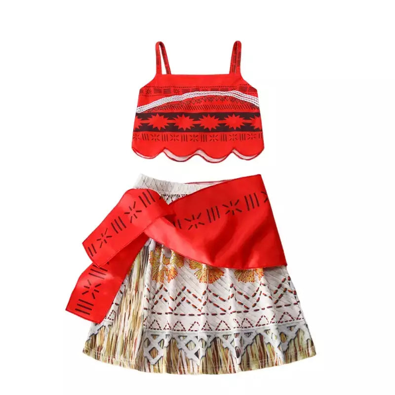 Meninas roupa cosplay traje das crianças festa vestido de princesa verão casual praia vestido colar peruca conjunto vestidos de festa para meninas