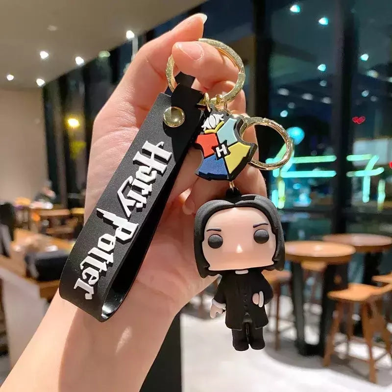 Harried potter chaveiros hermione ron voldemort boneca chaveiro filme periféricos bonito chaves do carro chaveiro brinquedos para casais crianças