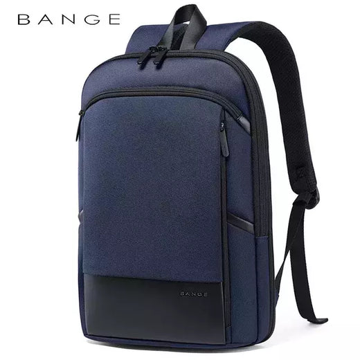 BANGE-Mochila Laptop impermeável para homens, bolsas de ombro leves escaláveis para homens, negócios e viagens, moda clássica, viagens e motociclista, 15,6";;VERDADEIRO;;"Blue,43 x 31 x 7 cm
