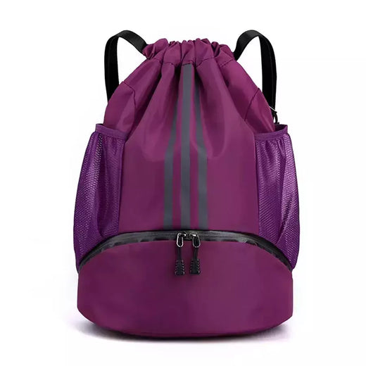 Saco de ginásio mochila de fitness das mulheres dos homens basquete mochila ao ar livre futebol sacos de armazenamento treinamento cordão esportes mochila
