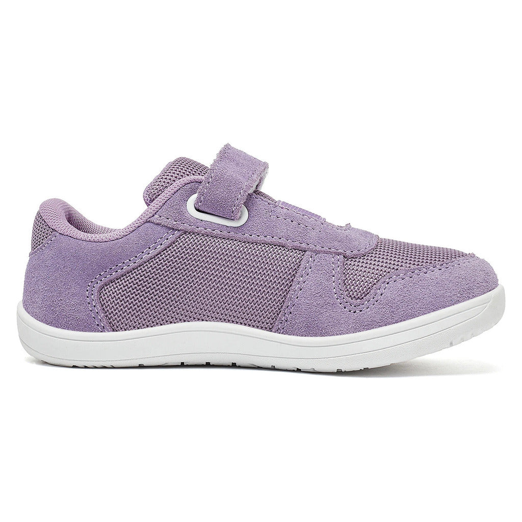 Hobibear crianças dedo do pé largo sapatos descalços pouco/grande/criança gancho loop minimalista tênis malha de couro artificial sapatos leves