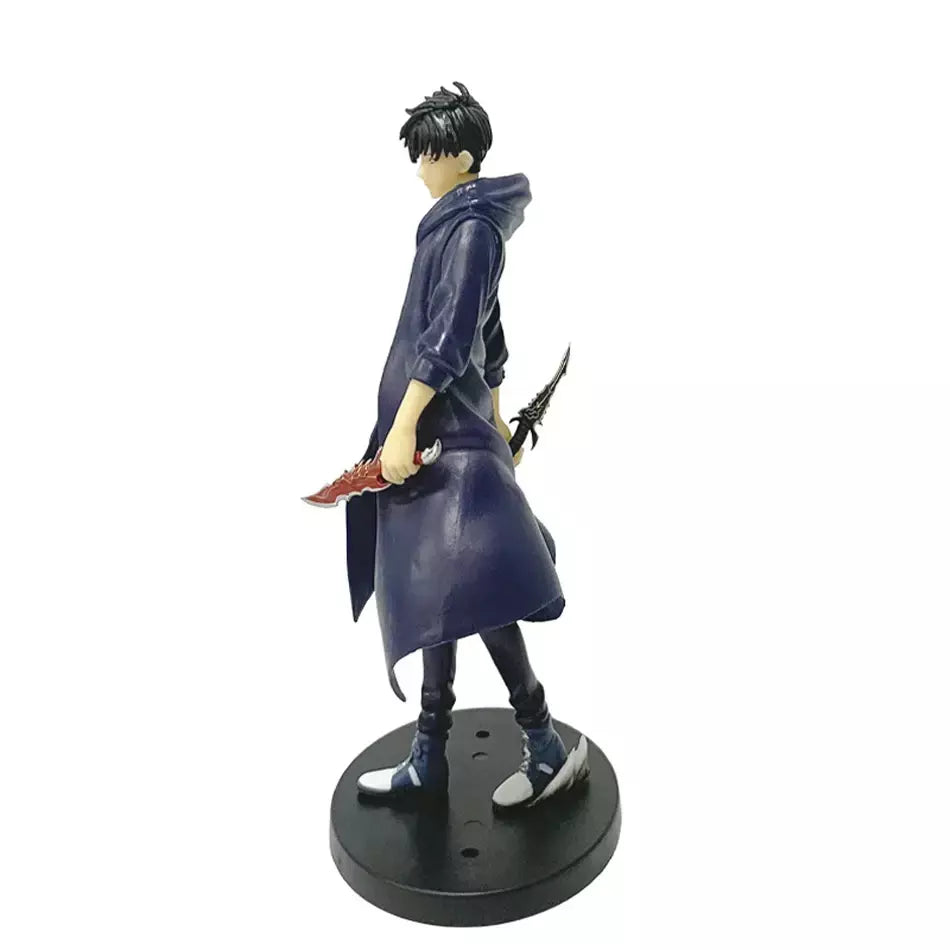 Em estoque solo nivelamento (versão anime) figura-sung jinwoo figura de ação 21cm pvc coletar modelo figura exibição anime mercadoria