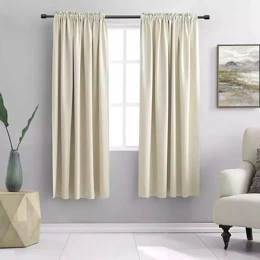 Cortinas blackout para sala e quarto, 100% Sombreamento