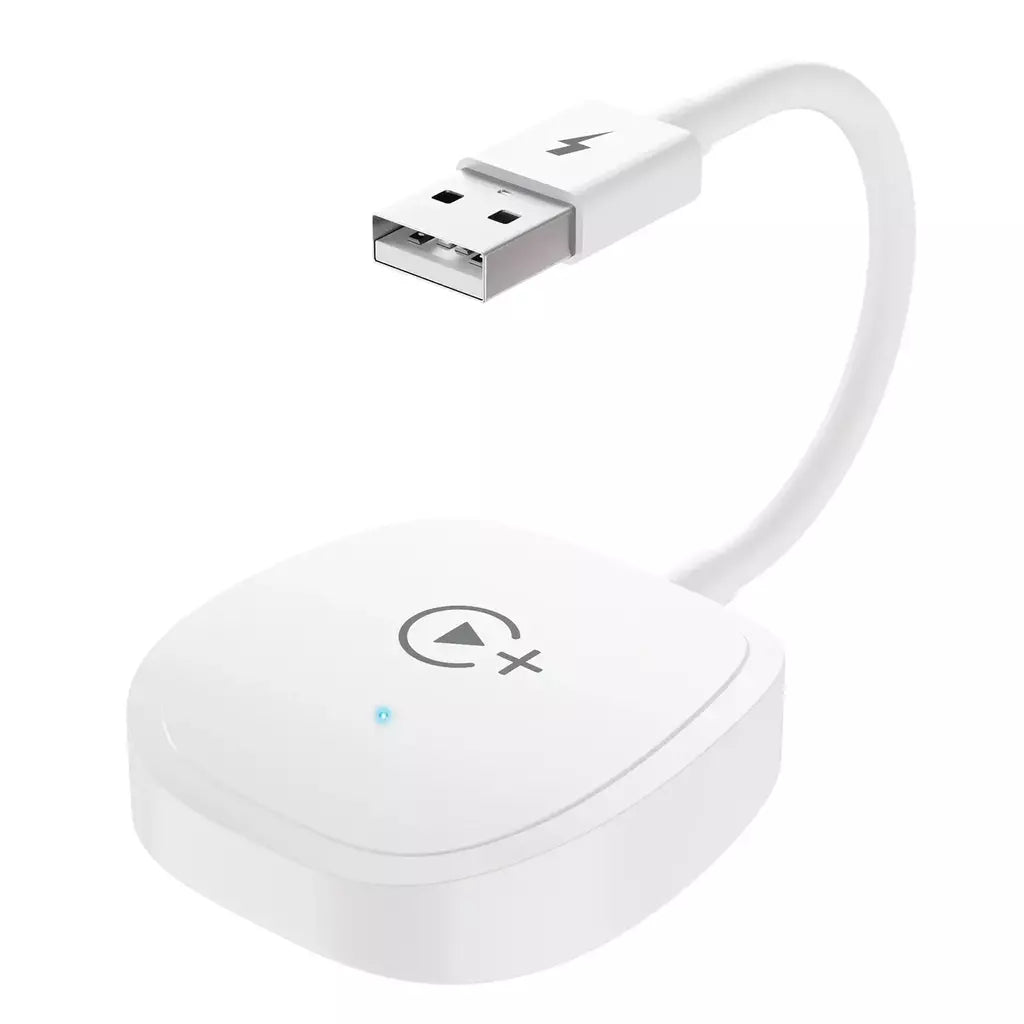Adaptador sem fio Carplay com Youtube/Netflix/Tiktok, dongle USB Carplay sem fio para Carplay com fio de fábrica para Wireless