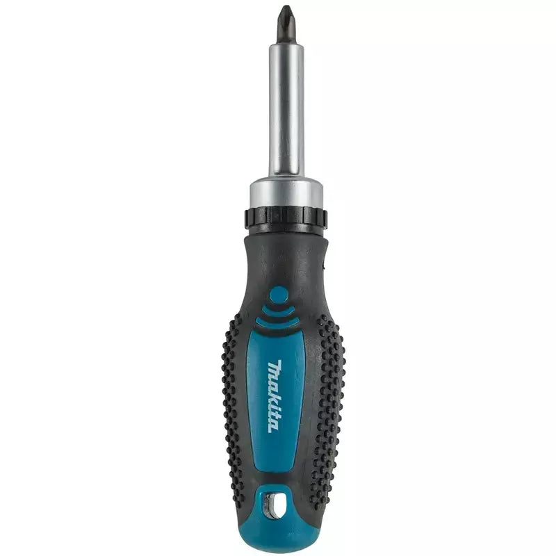 Makita D-58833 catraca chave de fenda magnética bit substituível positivo negativo antiderrapante multifuncional fácil transportar ferramentas manuais