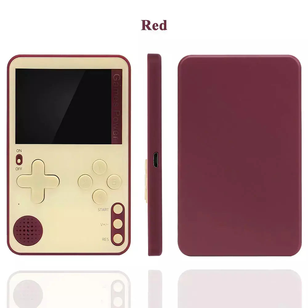 Console de jogos portátil 500 jogos clássicos lcd portátil retro vídeo mini console de jogos recarregável ótimo presente para crianças e adultos
