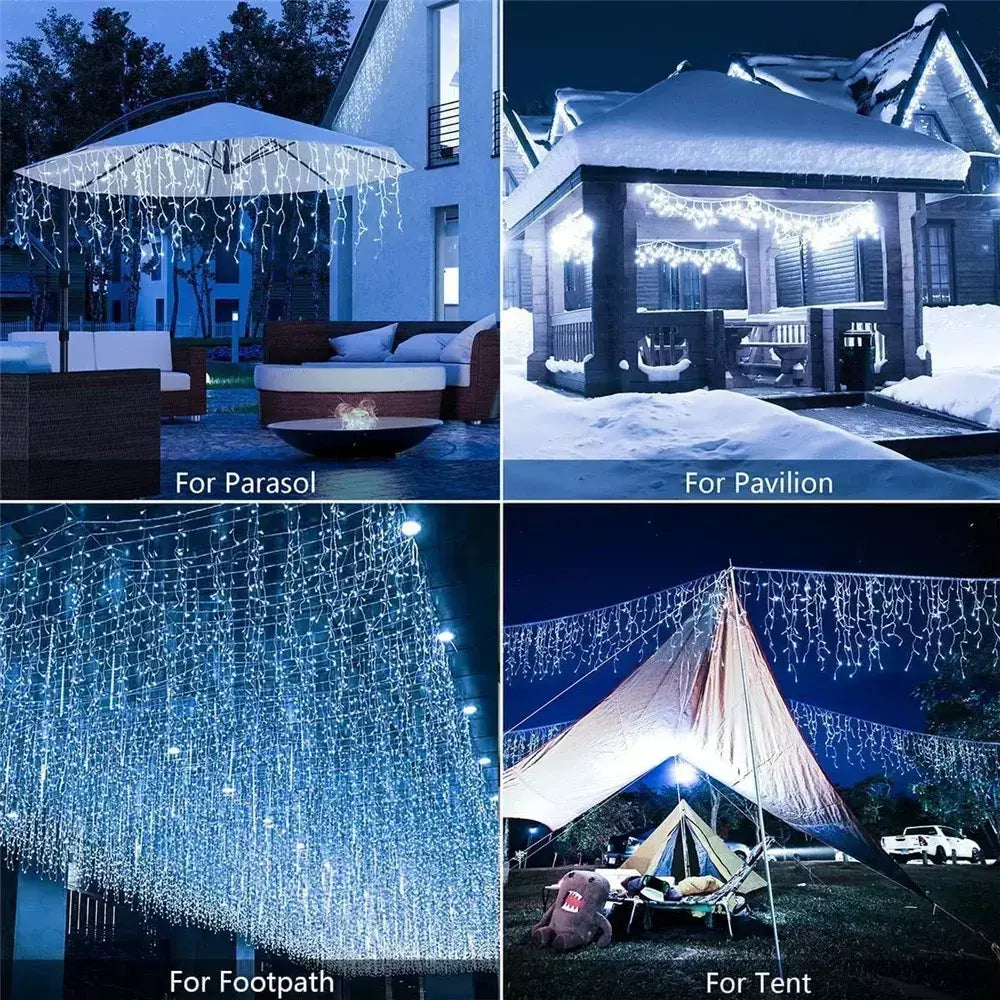 Led solar luz da corda ao ar livre jardim luzes de fadas led cintilação lâmpada à prova dwaterproof água para decoração festa natal 3.5m guirlandas jardim