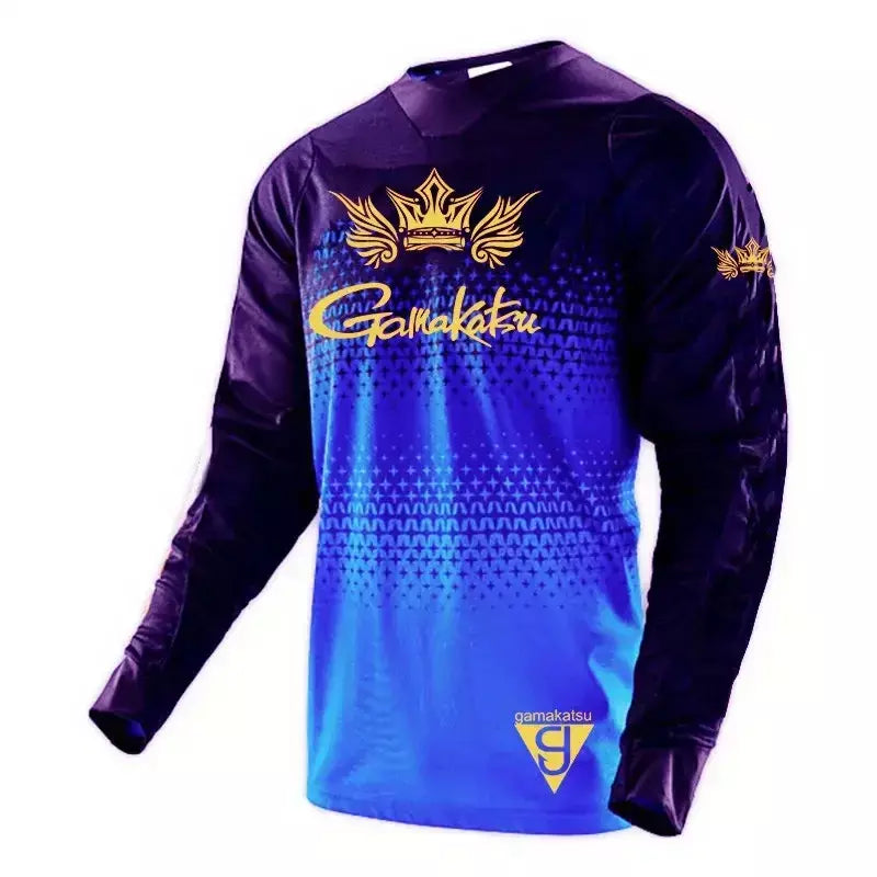 Manga Longa Anti-UV Proteção Solar Camiseta, Respirável Vestuário de Pesca, Secagem Rápida Roupas, Xs-5XL, Verão, Outono, Inverno