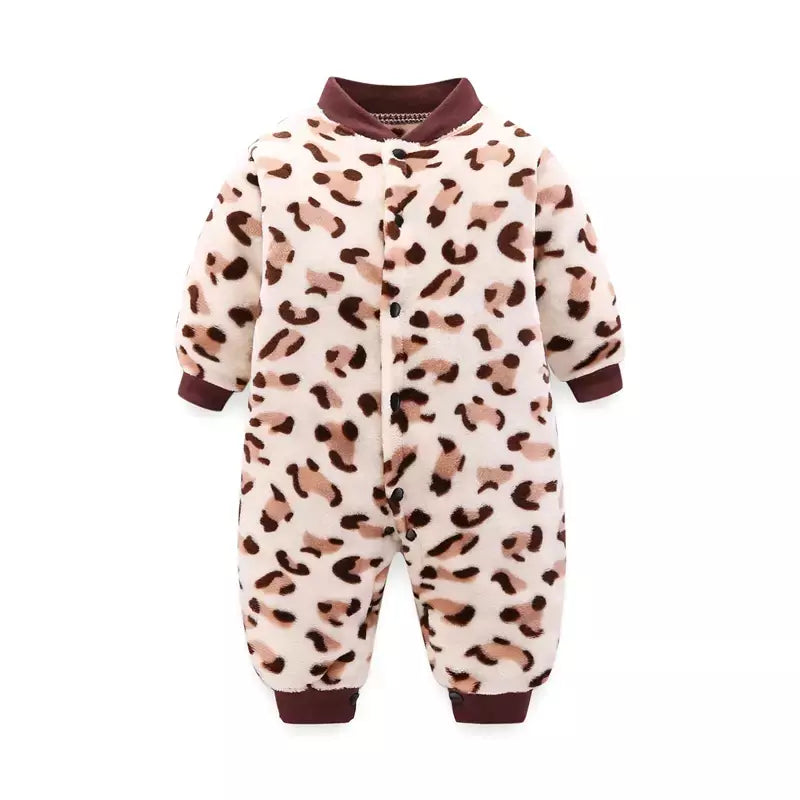 Bebê recém-nascido primavera inverno roupas jaqueta infantil para meninas macacão para meninos flanela macia bebe macacão roupas de bebê 0-18 meses