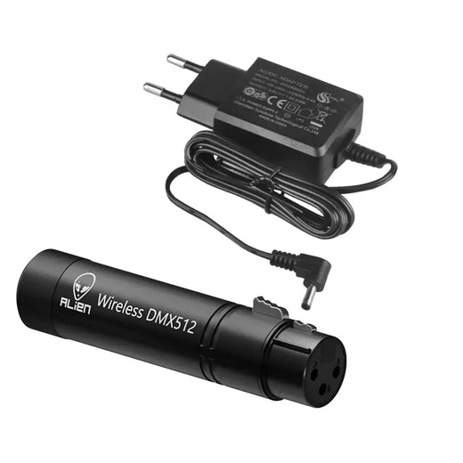 Alien 2.4g ism sem fio dmx 512 dfi controlador receptor xlr transmissor para discoteca dj festa bar palco par movendo a cabeça luz laser