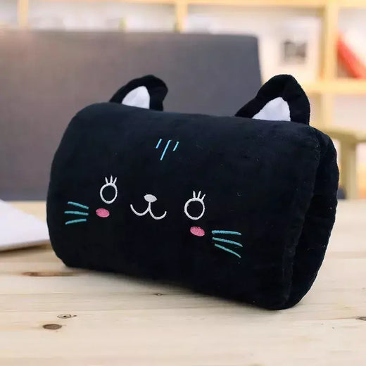 Crianças bonito presente inverno dos desenhos animados de pelúcia suho mão travesseiro mais quente, ferói fraco classe 1 braço travesseiro, presente das crianças