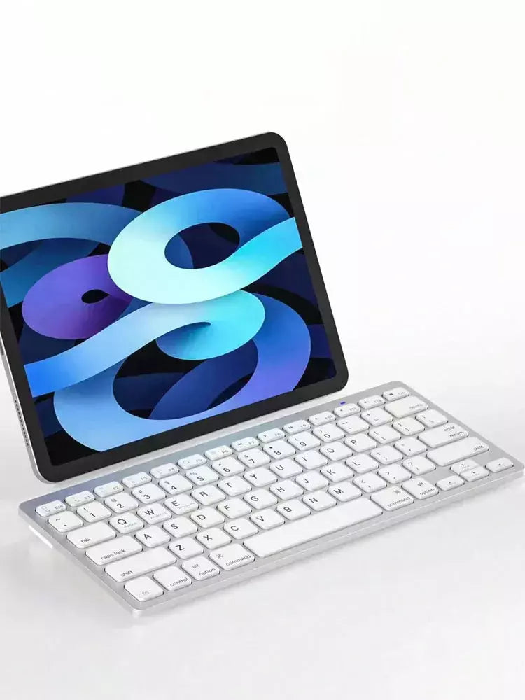 10 polegadas slim teclado sem fio, recarregável, silencioso, tablet, laptop, ipad, mini