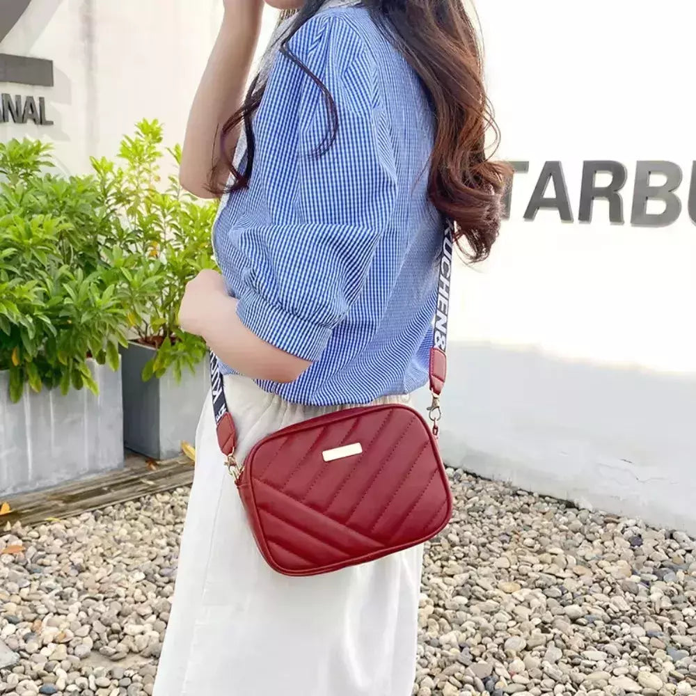 Sacos de Ombro PU para Mulheres, Bolsa Crossbody Simples, Casual Messenger Bag, Sacos de Telefone Fêmea, Alta Qualidade