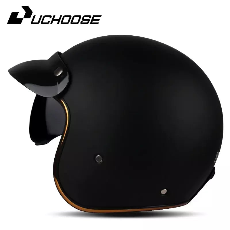 DOT Certificado Retro Capacete de Motocicleta Cafe Racer Rosto Aberto Casco Moto para Acessórios de Motocicleta Homens Cascos de Moto
