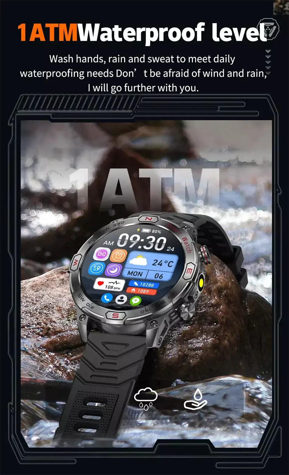 Xiaomi amoled relógio inteligente masculino 450 mah bateria rastreador de fitness ip68 à prova dip68 água bluetooth chamada smartwatch para xiaomi