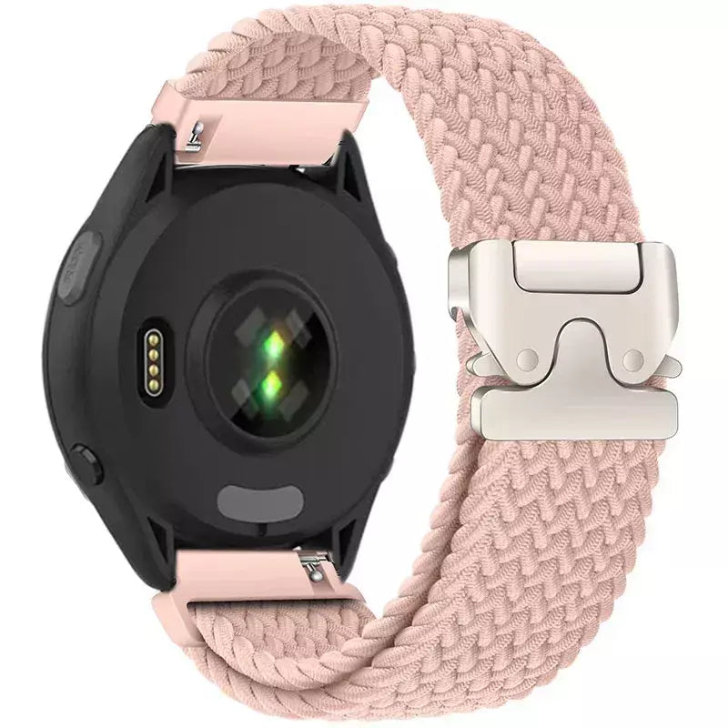 Pulseira de paraquedas de 20mm 22mm para garmin venu 4 3 2 sq band para forerunner 165/255/265/570 pulseira vivoactive 4 5 6 pulseira