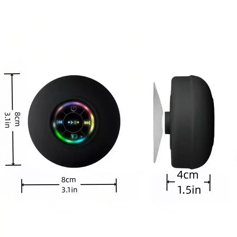 Alto-falante sem fio recarregável, bluetooth, com luz colorida, portátil, mini alto-falante para casa, acampamento ao ar livre