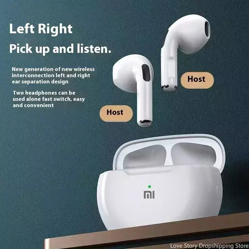 Xiaomi redmi pro6 fones de ouvido tws sem fio bluetooth controle toque alta fidelidade som esporte música com microfone