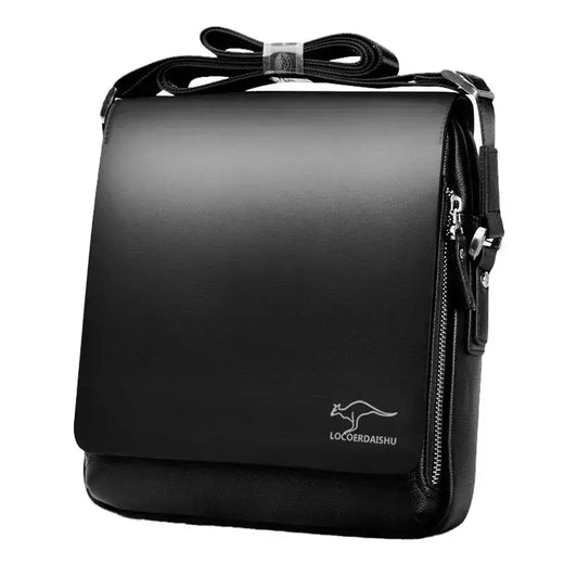 Bolsa de couro para homens, bolsa mensageiro vintage, bolsa crossbody casual, bolsa de negócios, marca de luxo, clássica, nova, promoção