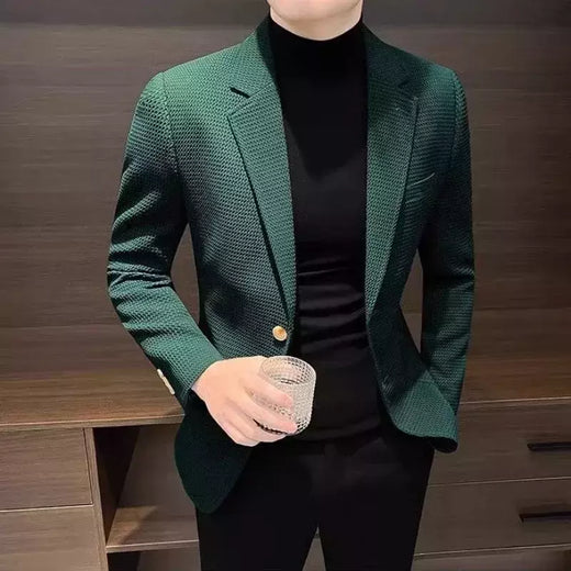 Blazer fino preto slim fit masculino, jaquetas masculinas, casaco de negócios, estilista de luxo, roupas de alta qualidade, novo, 2021