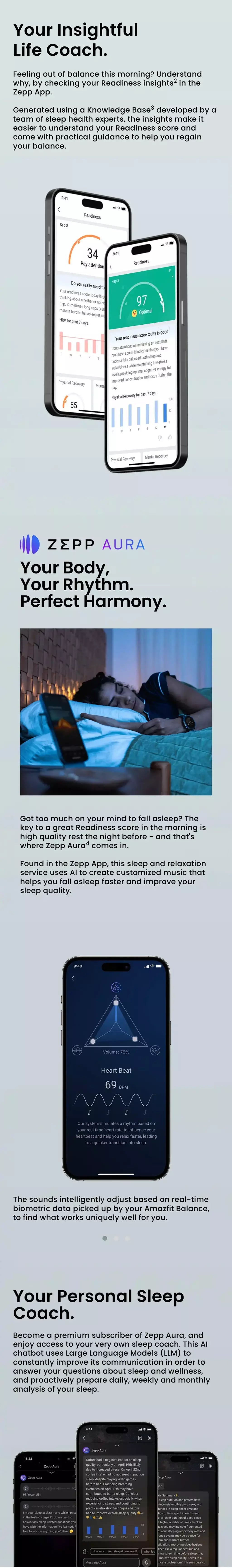 in stock Amazfit Balance 46mm Relógio Inteligente Treinador Do Sono Dual-Band GPS 150 + Modos Esportivos Relógio Inteligente Prontidão Para Android IOS Phone