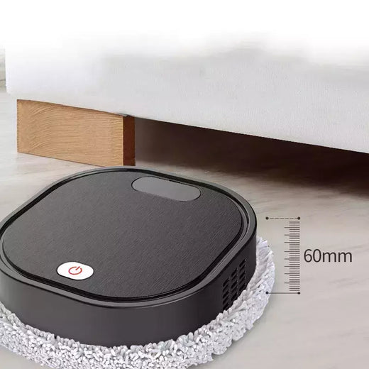 Robô de esfregão inteligente recarregável, 3 em 1, Varredura molhada seca, Aspirador Mop, Spray Cleaner, Casa