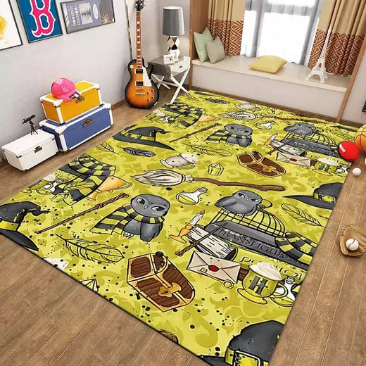 Tapete Padrão De Chapéu De Mágico De Harry Tapete, Capacho Criativo, Decoração De Casa, Filmes de magia, Sala De Estar, Tapete Do Banheiro, Quarto