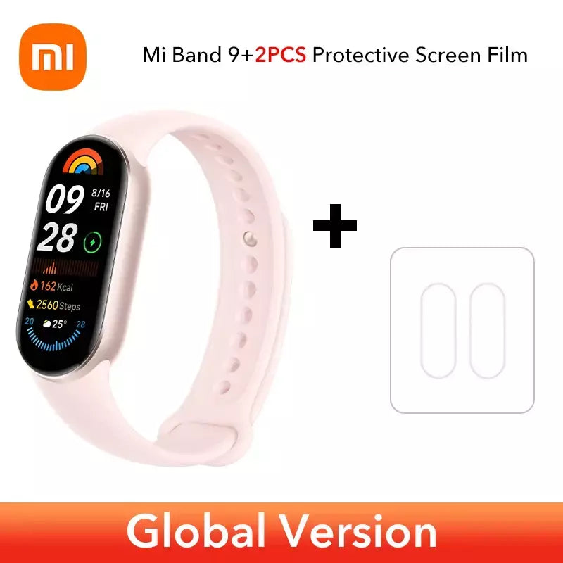 Versão global xiaomi banda inteligente 9 1.62 display amoled spo2 monitoramento 21 dias de vida útil da bateria mais de 150 modos esportivos smartband