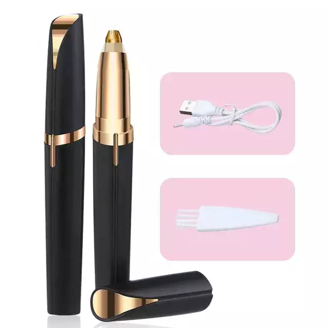 Womens Electric Sobrancelha Trimmer Eye Brow Shaper Lápis Rosto Cabelo Removedor Para As Mulheres Automático Sobrancelha Shavers Pocketknife