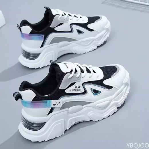 Sapatilhas de plataforma para mulheres, sapatilhas casuais para senhoras, sapatos baixos, verde, 2023