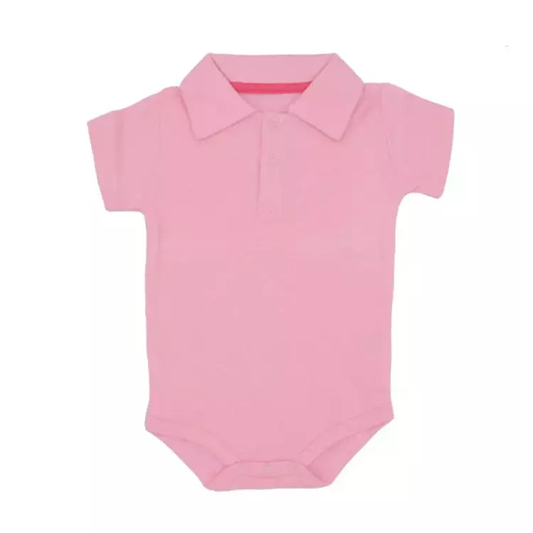 Verão bebê menino menina macacão turn-down collar infantil roupas de algodão recém-nascido macacão para 0-2y crianças bebe outfits