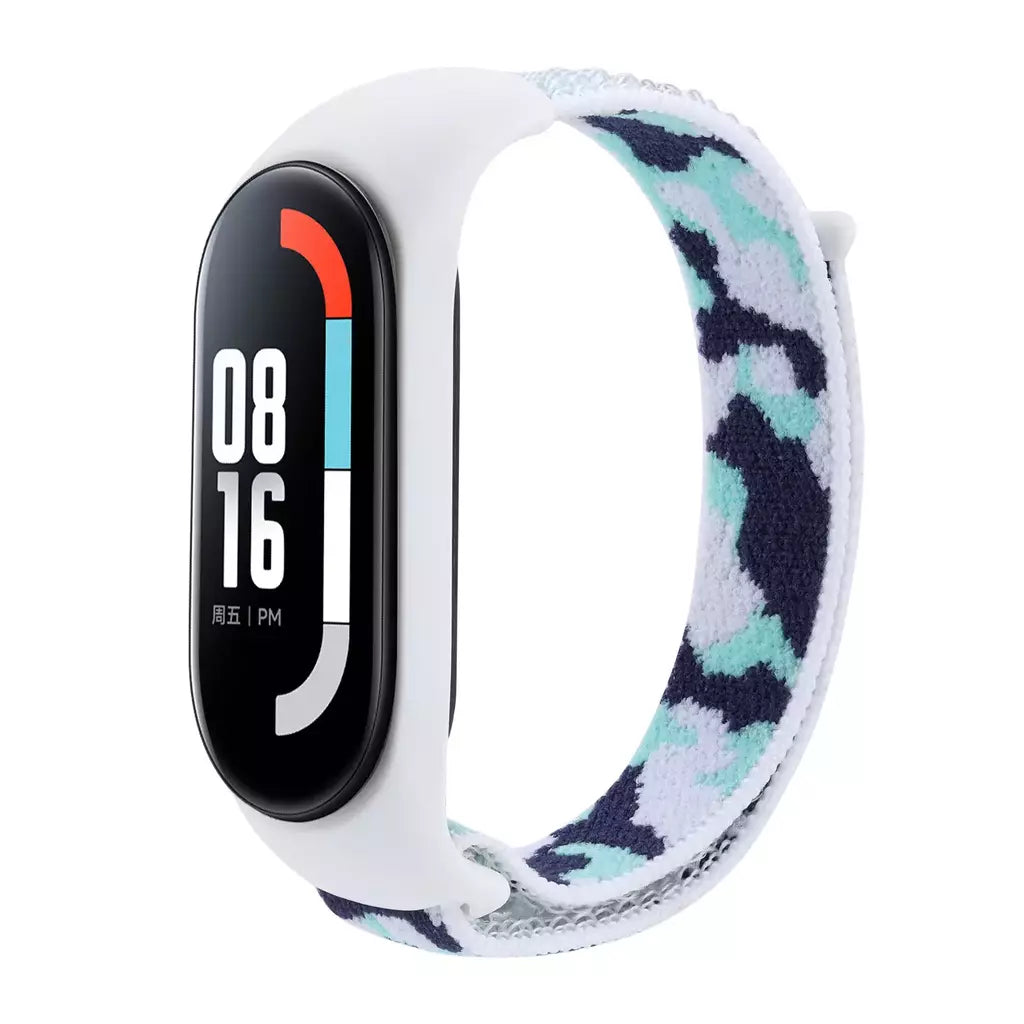 Correia de nylon para Xiaomi Mi Band, pulseira esportiva confortável, pulseira para Mi Band 7, 6, 5, 4, 3