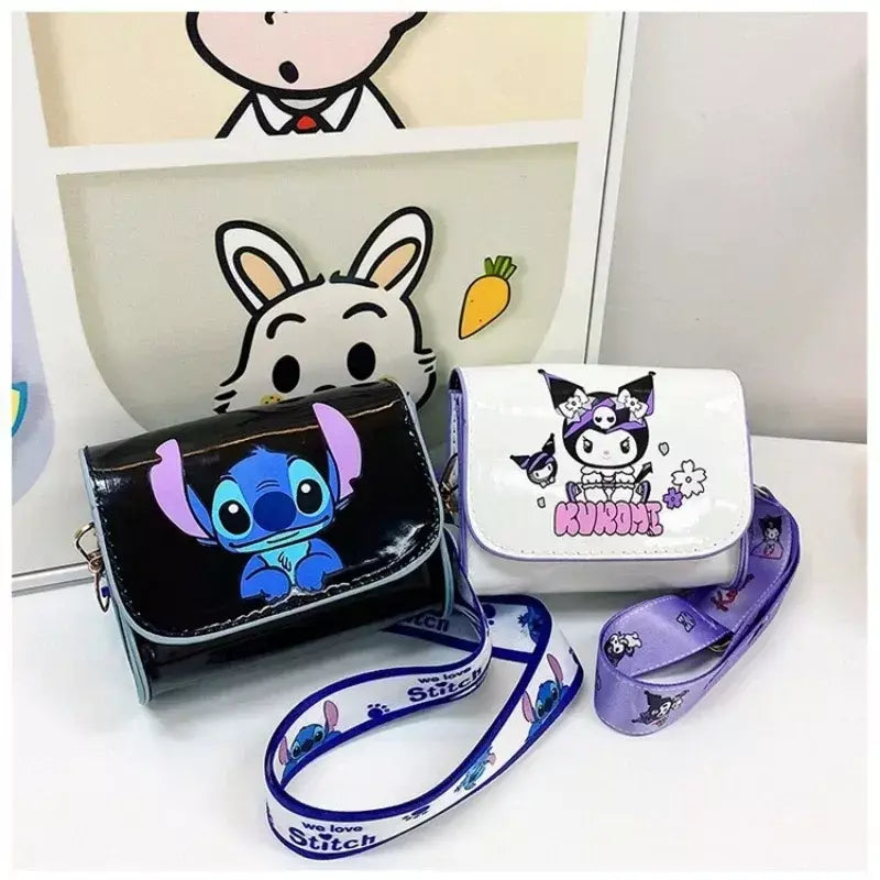 Anime bonito kuromi ponto crossbody sacos meninas mulheres marca de luxo saco alta qualidade mini designer sacos presentes