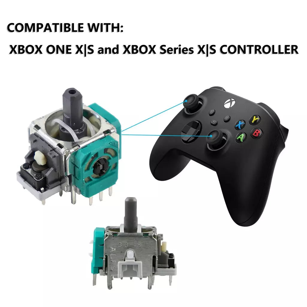 Joystick de substituição para xbox one xbox series s/x controlador 3d analógico polegares peças reparo kit t6 t8 chave de fenda acessório
