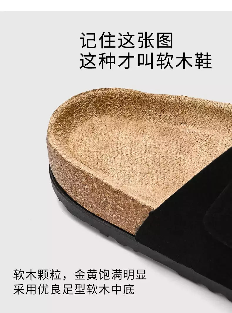 Sandálias masculinas de couro para praia, chinelo confortável, sapatos de marca original, verão 2022