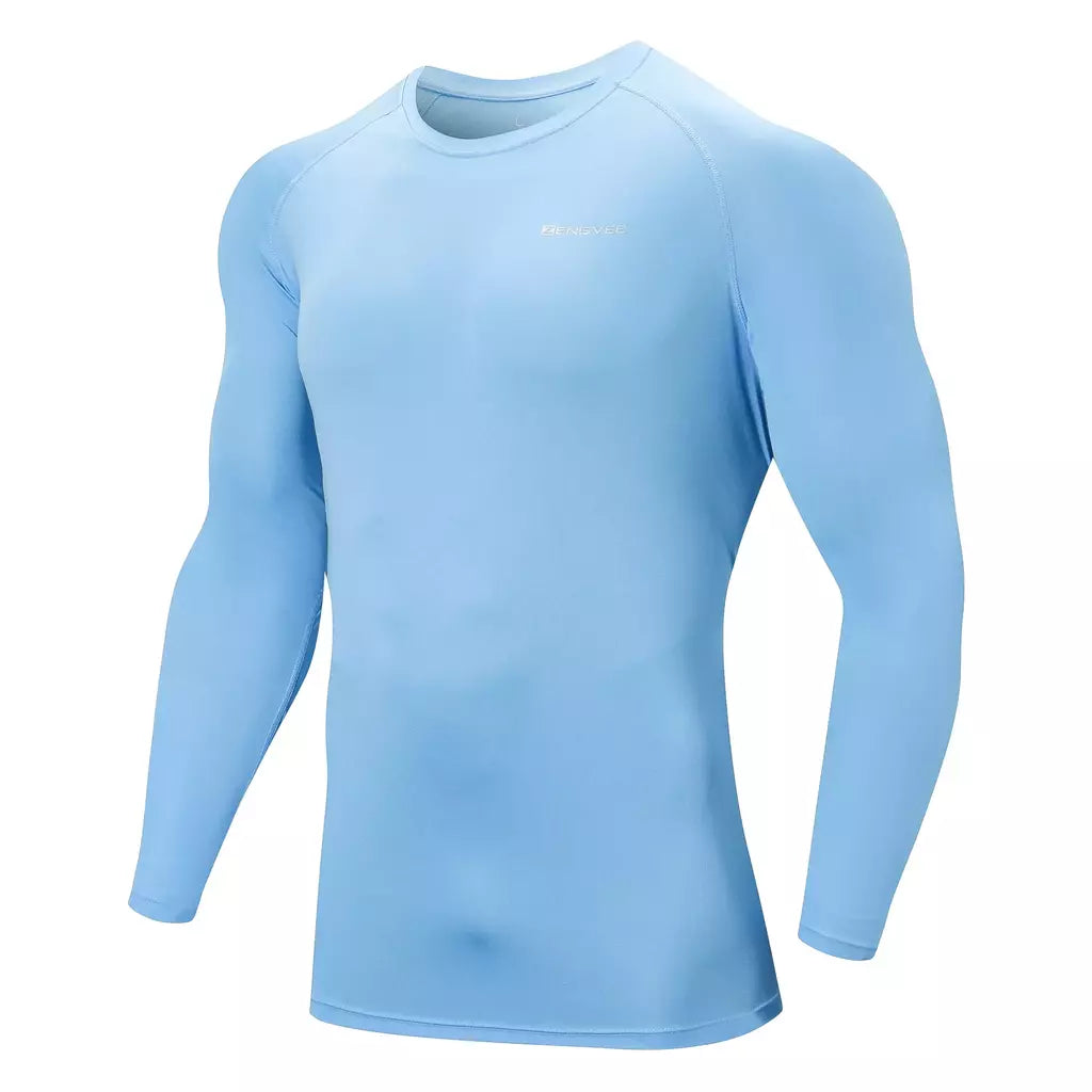 Manga Longa UPF 50 + Rash Guards dos homens Mergulho Proteção UV Leve T-shirt Solto Fit Natação Secagem Rápida Surf T-shirt