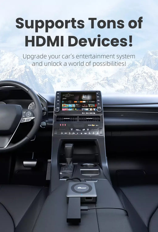 Otocast carro tv mate com fio para adaptador carplay sem fio android auto hdmi multimídia conversor de vídeo para tv varas caixa de jogo telefone