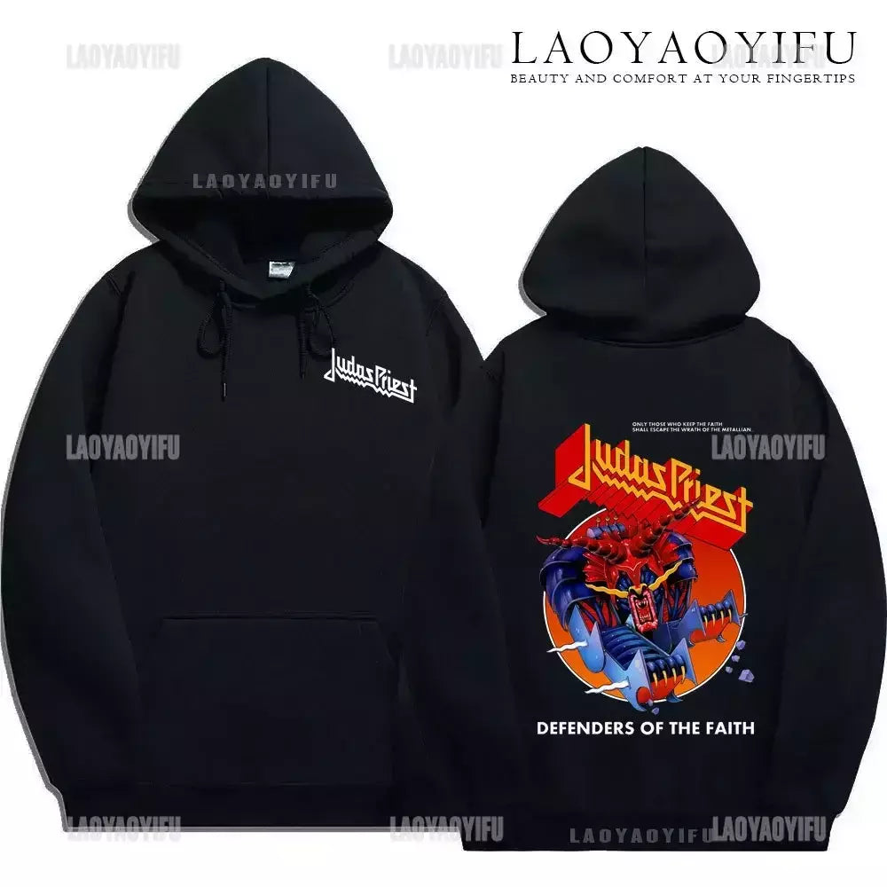 Moletom unissex Hard Rock Punk Metal Band, moletom Judas Priest Painkiller, masculino e feminino, manga comprida, Hot Compress, moda