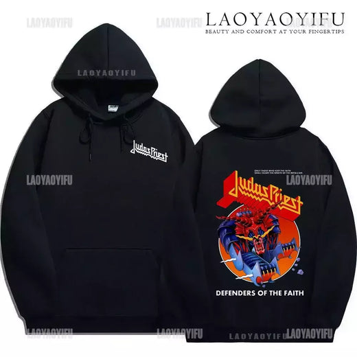 Moletom unissex Hard Rock Punk Metal Band, moletom Judas Priest Painkiller, masculino e feminino, manga comprida, Hot Compress, moda