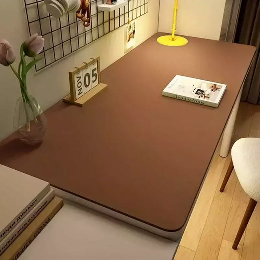 Toalha De Mesa De Couro Doméstico, Fácil De Limpar, Protetor De Mesa, Bandeja De Chá Impermeável, Mesa Grande, Teclado De Jogador E Mouse Polímero