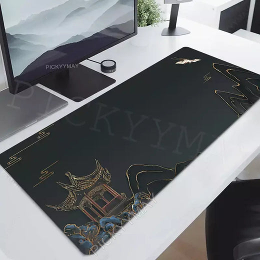 Mouse Pads Chinese Style Art Table Mats Computer Mousepad Company Big Desk Pad 120x55cm Large Gamer Mousepads Mouse Mat