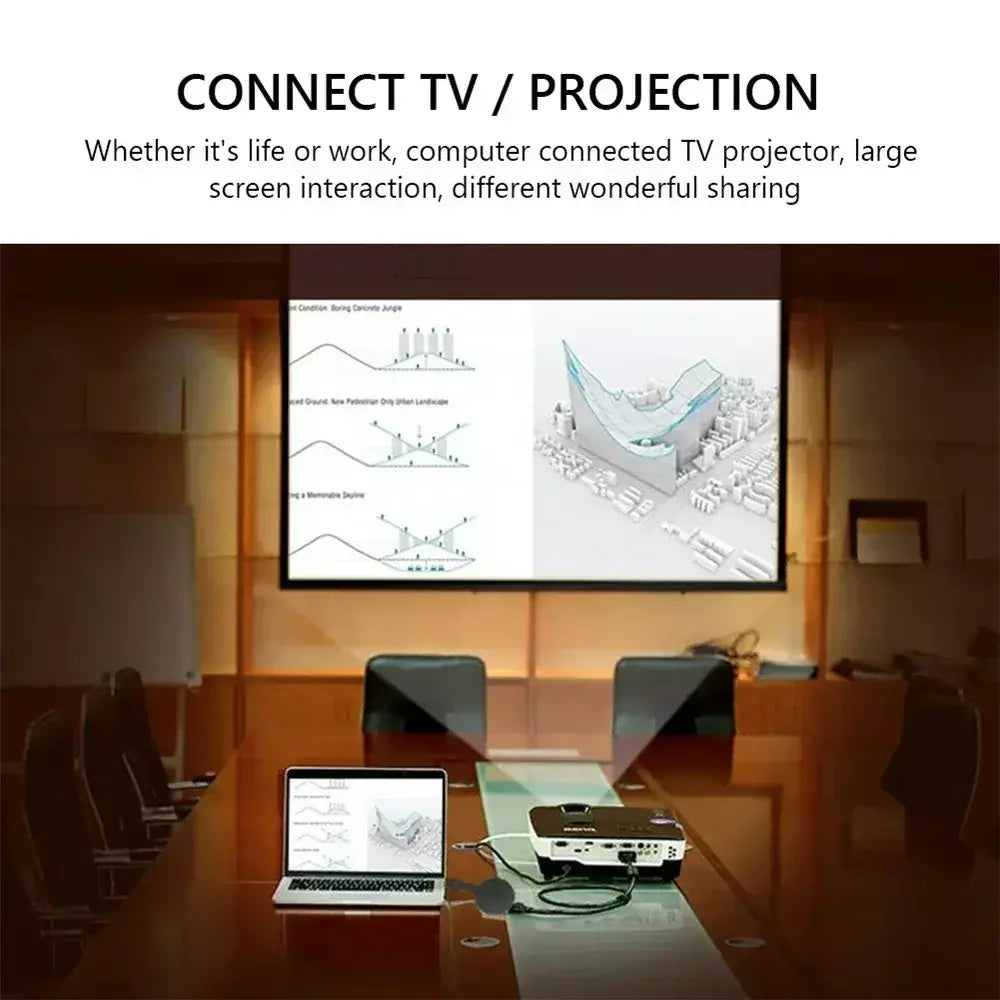 MiraScreen WiFi Display Dongle 1080P - Adaptador HDMI sem fio para Smart TV, Android iOS Windows PC Laptop Espelhamento de tela