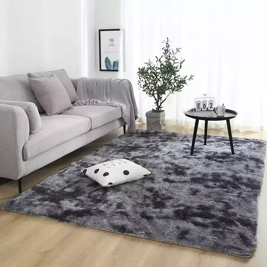 VIKAMA-Tapetes de lã de seda, tapetes de pelúcia, tapete fofo, tapete grosso, piso antiderrapante, tapetes grandes macios e sólidos, 40x60cm, 1 peça