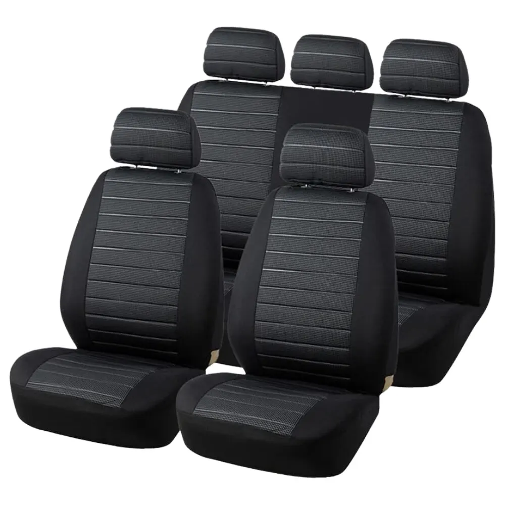 Universal Car Seat Covers Conjunto Completo, Conjunto De Pano Para A Maioria dos Sedans, Vans, SUVs, Caminhões, Protetor De Assento De Carro, Capas De Assento Traseiro Dianteiro e Traseiro