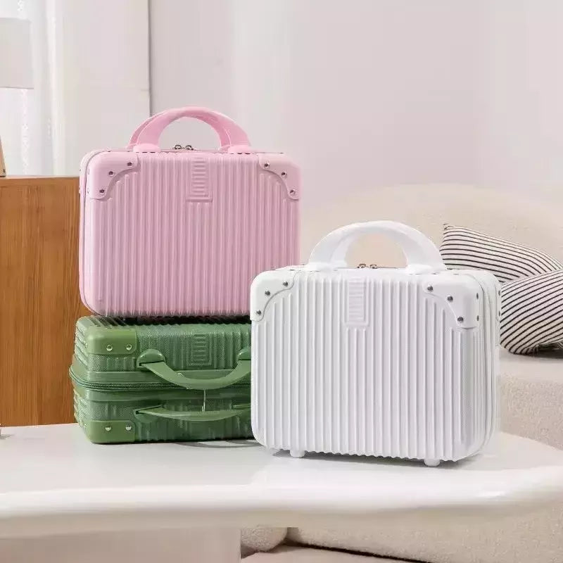 Mini bolsa de maquiagem leve, mala de viagem de grande capacidade, 14 ", novo, na moda, 2021