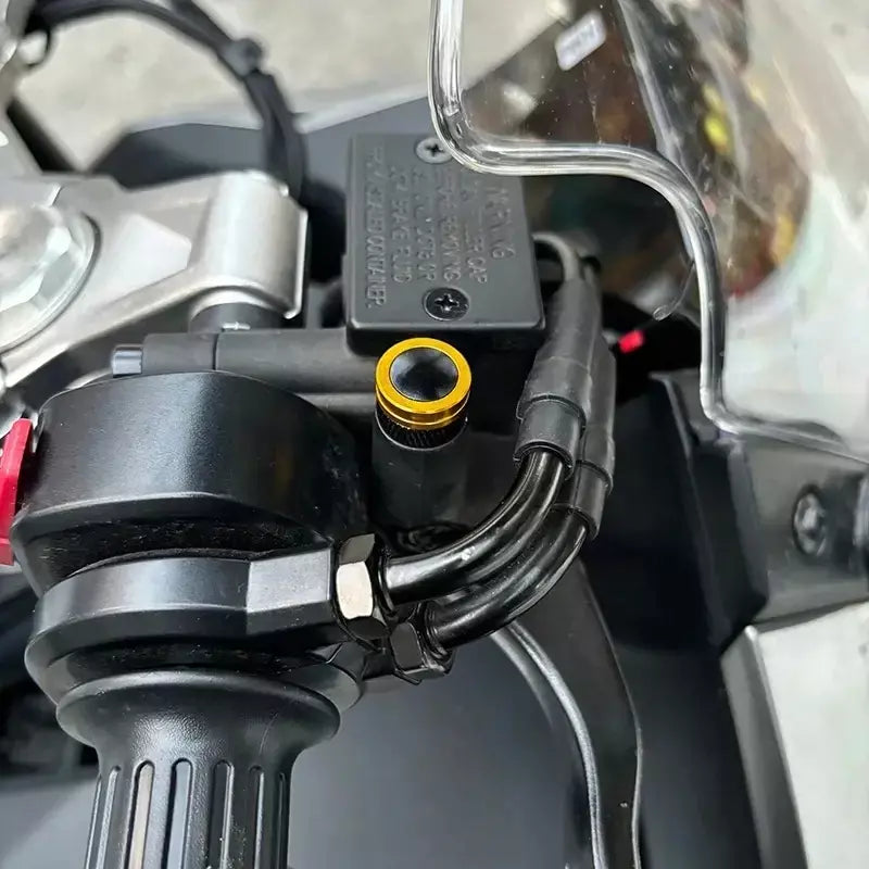 2 peças para royal enfield bala/meteor/clássico 350 500 interceptor 650 continental gt 535 himalayan 411 400 plugue de buraco de espelho