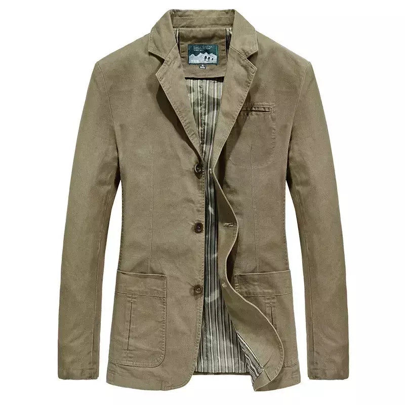 Blazers masculinos casuais de algodão, jaquetas slim fit, ternos masculinos, casacos de alta qualidade, tamanho 4XL