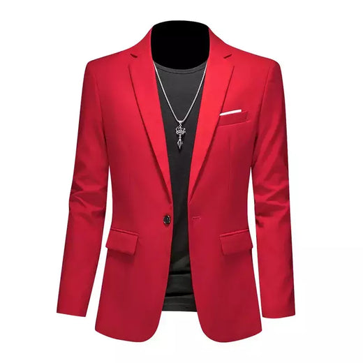 Blazer Casual de Negócios Masculino, Jaqueta Monocromática, Casacos Oversize, Smoking Masculino, Roupas de Marca, Roupas de Trabalho, Plus Size M-6XL