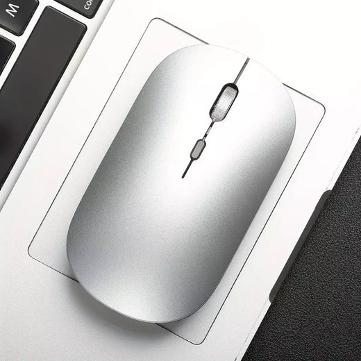 Mouse para jogos sem fio para PC - Mouse de computador ergonômico fino 2.4G, compatível com laptop/tablet/desktop (bateria não incluída)