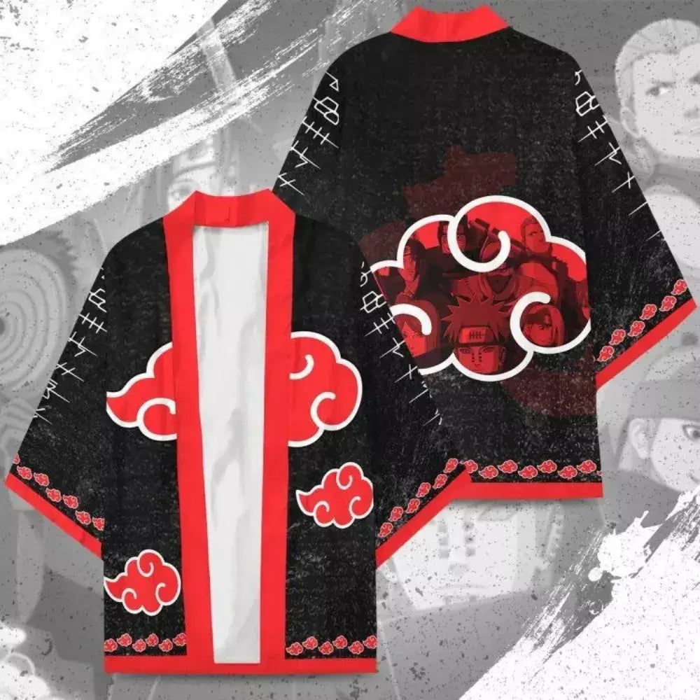 Anime naruto manto cosplay traje kakashi konoha madara haori sasuke quimono uchiha madara casaco cardigan pijamas roupão